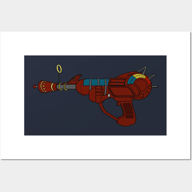 Ray Gun Wall Art by maplefoot